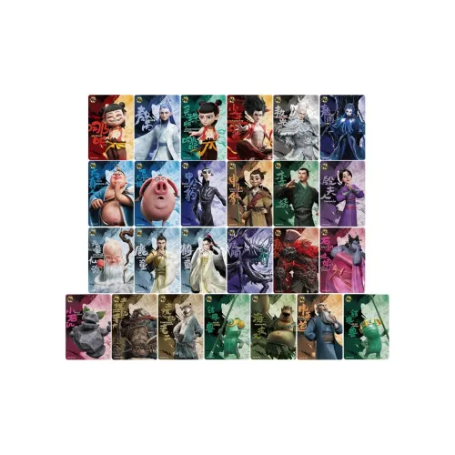 KAYOU Ne Zha The Magic Child Stirs The Sea Spirit Flame Package WR Full Set IP/Anime Cards 25 Sheets