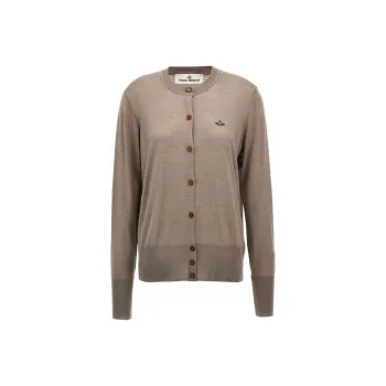 Vivienne Westwood Logo Embroidered Cardigan