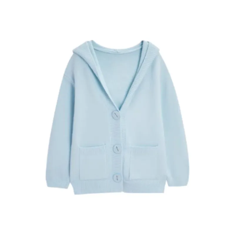 Love To Serve Knitwear Women's Light Blue-0
