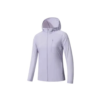 Anta Jackets Coats Women's Dusty Gray Purple