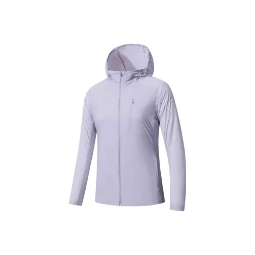 Anta Jackets Coats Women's Dusty Gray Purple