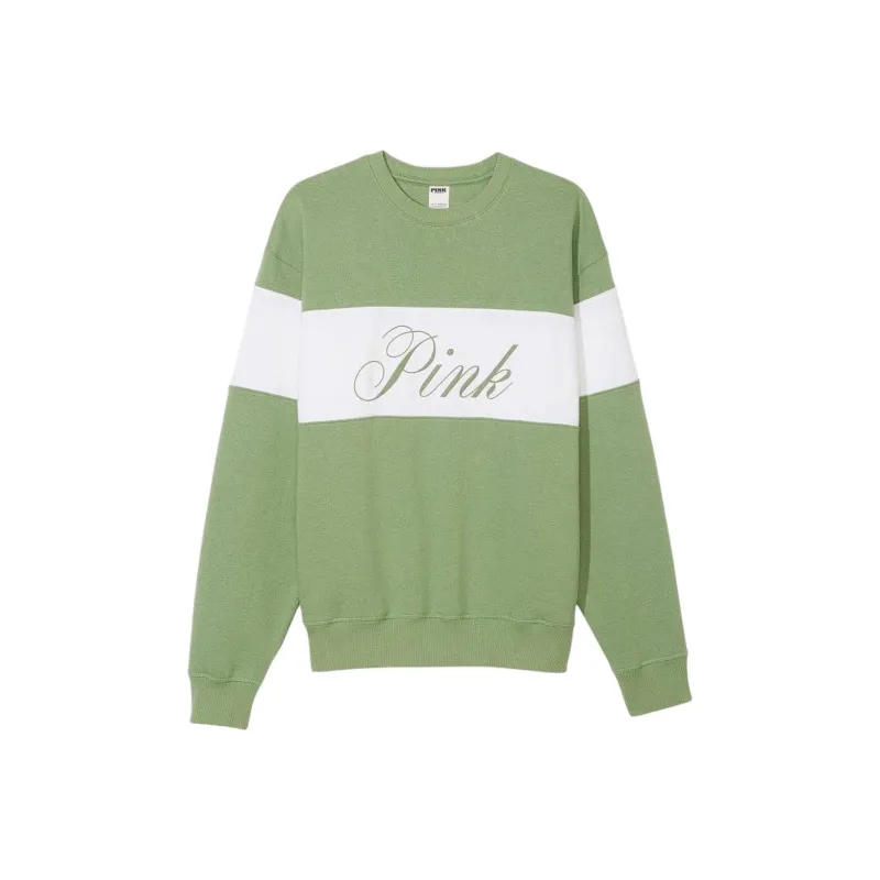Victoria's Secret PINK Sweatshirt Women's Green-0