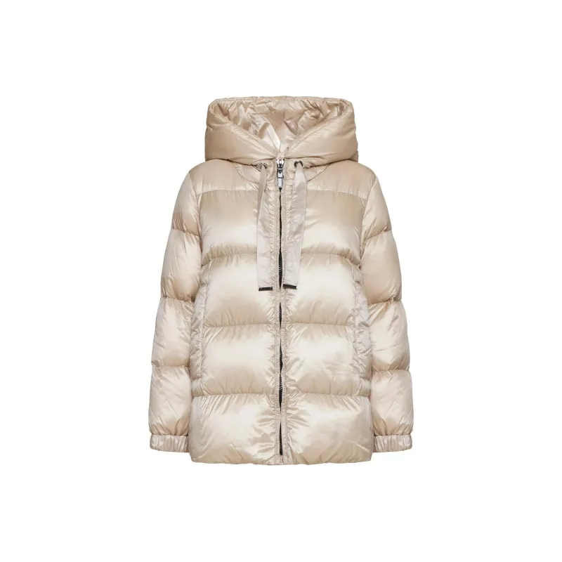 MaxMara Zip Up Drawstring Coat-0