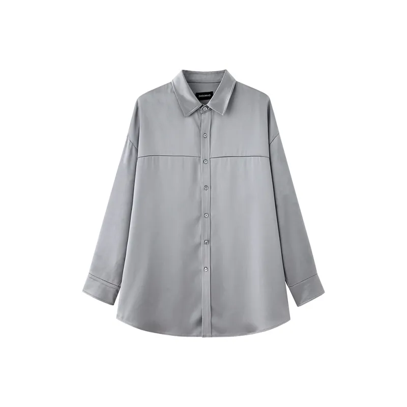 ZHOUMIAO Shirts Women's-5