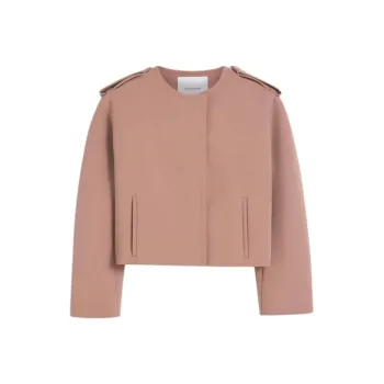 SCANLAN THEODORE Cady Cocoon Sleeve Jacket Jackets Coats Women's Nude/Nude