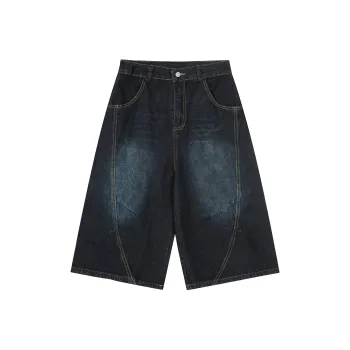 VINMUK Denim Shorts Unisex Black