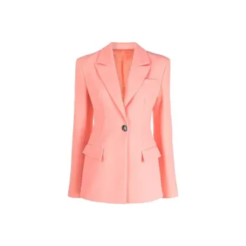 The Attico Single Breasted Hourglass Blazer