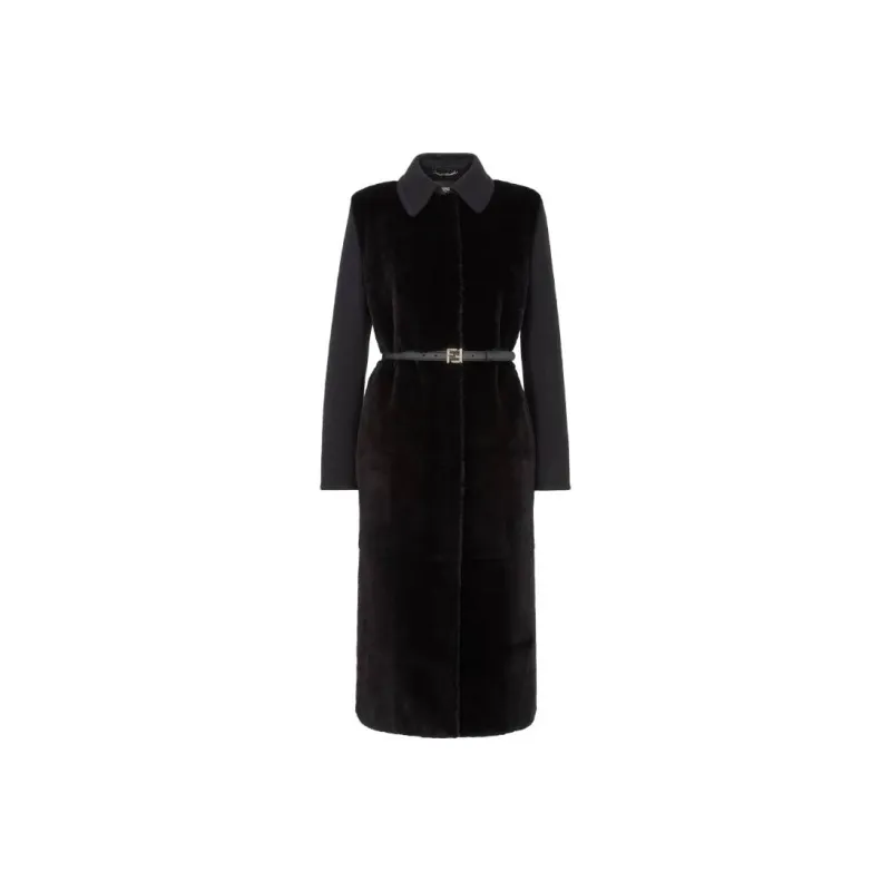 FENDI Coats Women's Black-0