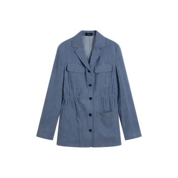 THEORY Jackets & Coats Women's Light Denim