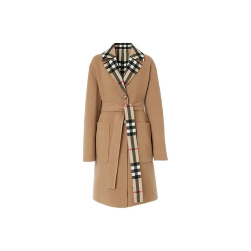Burberry Reversible Check Wool Coat