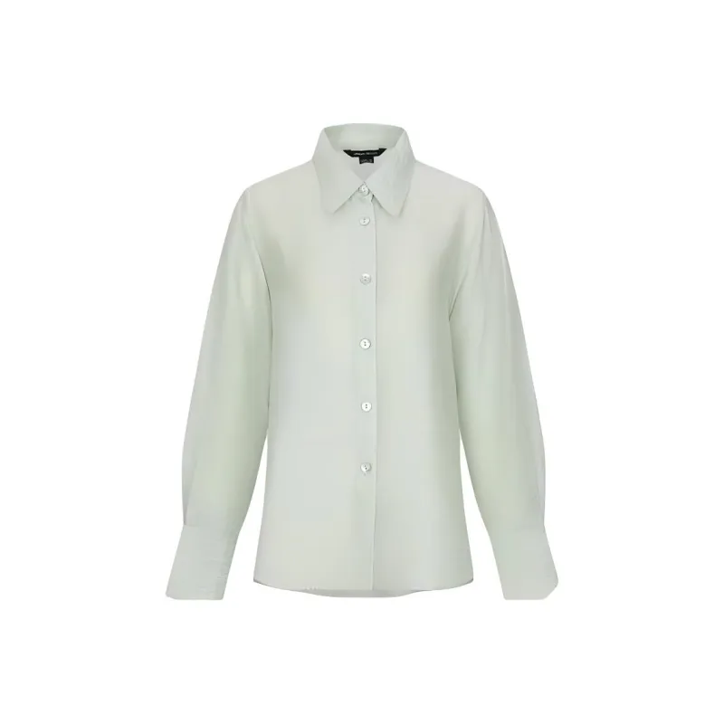 URBAN REVIVO Shirt Women's Moss Green-0
