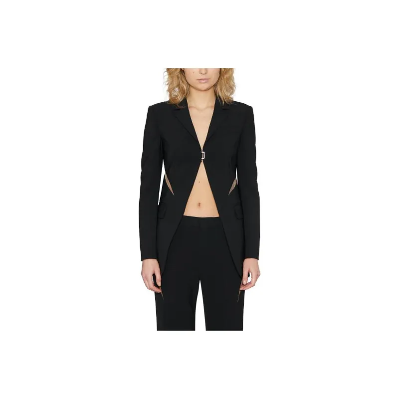 DSQUARED 2 Cut-Out Detailed Long Sleeved Blazer-0