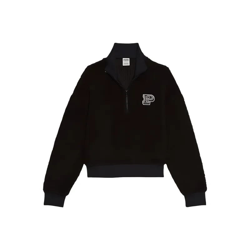 Victoria's Secret PINK Sweatshirt Women's Black-0