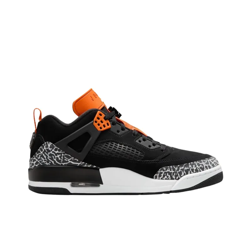 Jordan Spizike Anti Slip Wear Resistant Low Top Vintage Basketball Shoes Unisex Black-1