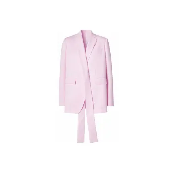 Burberry Business Suits Coats Women's Light Pink