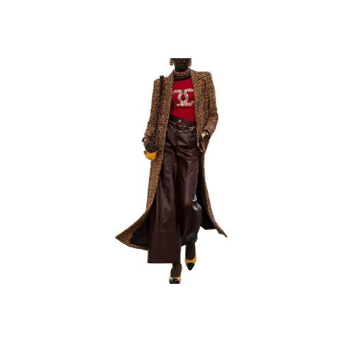 CHANEL Coats Women's Yellow