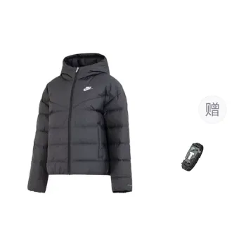 Nike As W Nsw Sf Dwn Wr Hd Jkt Down Jacket Women's Black Survival Bracelet