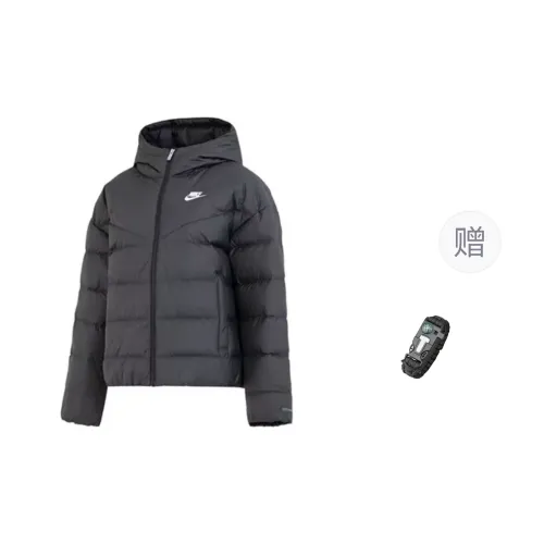 Nike As W Nsw Sf Dwn Wr Hd Jkt Down Jacket Women's Black Survival Bracelet