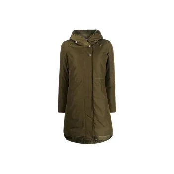 WOOLRICH Weoka Logo-Patch Down-Padded Parka