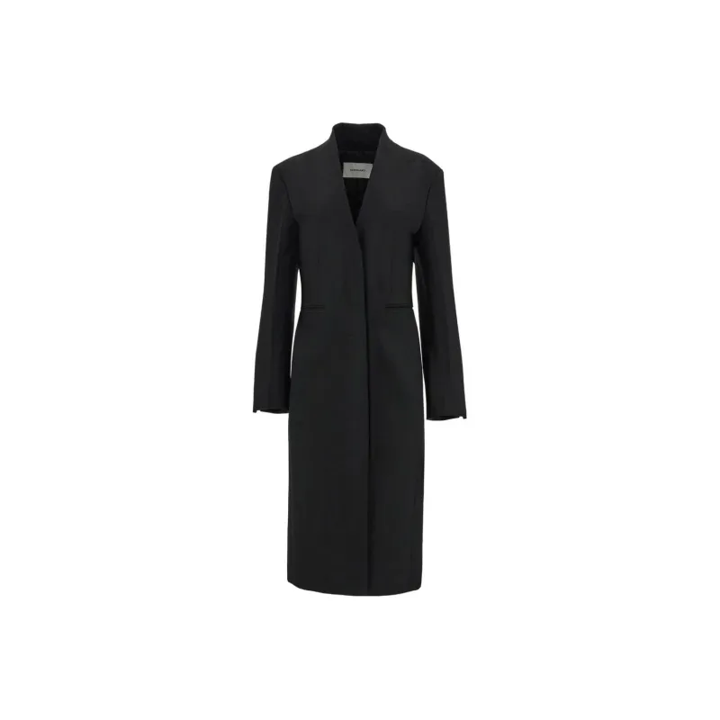 Ferragamo Coats Women's Black-0