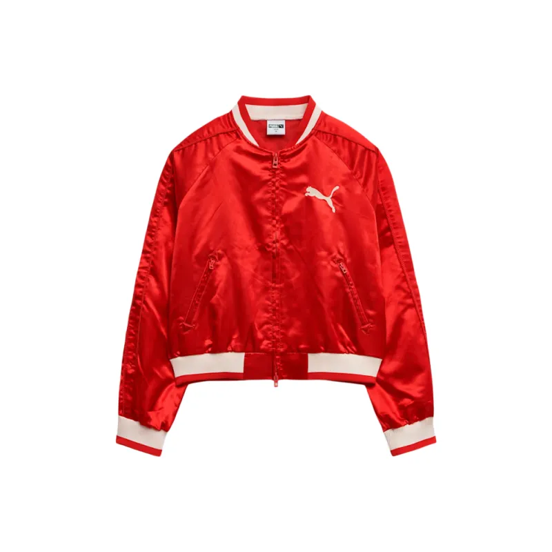 PUMA T7 WV JKT Jackets & Coats Women's Forever Red-0