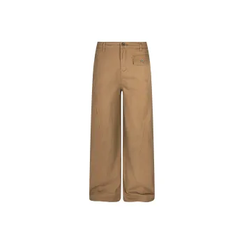 Xmithie Straight Fit Cargo Pants Unisex Brown