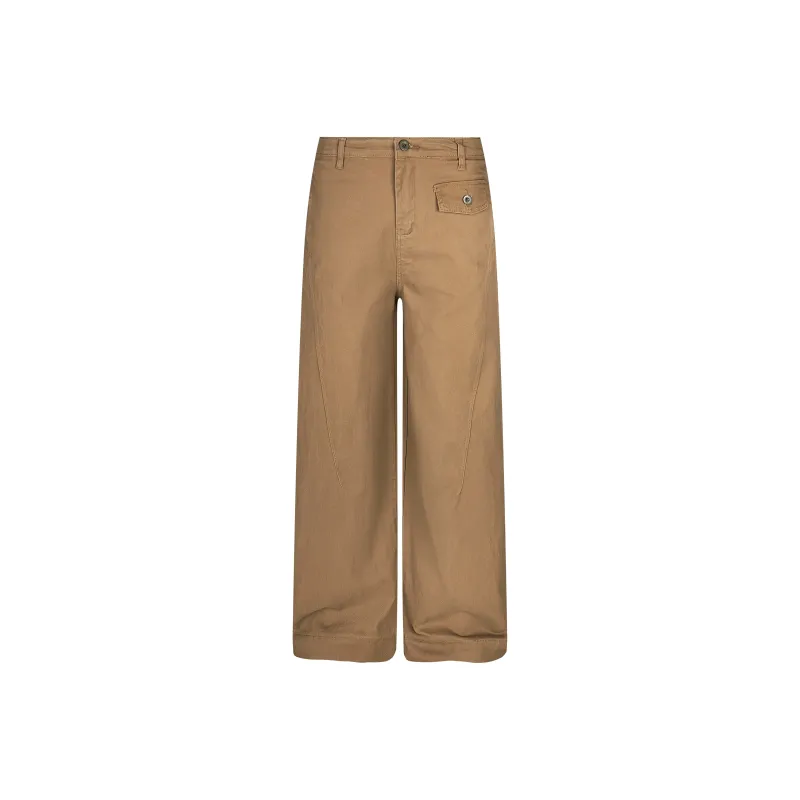 Xmithie Straight Fit Cargo Pants Unisex Brown-0