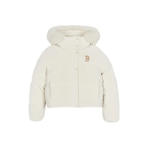MLB Boston Red Sox Down Jacket Women's Dark Cream