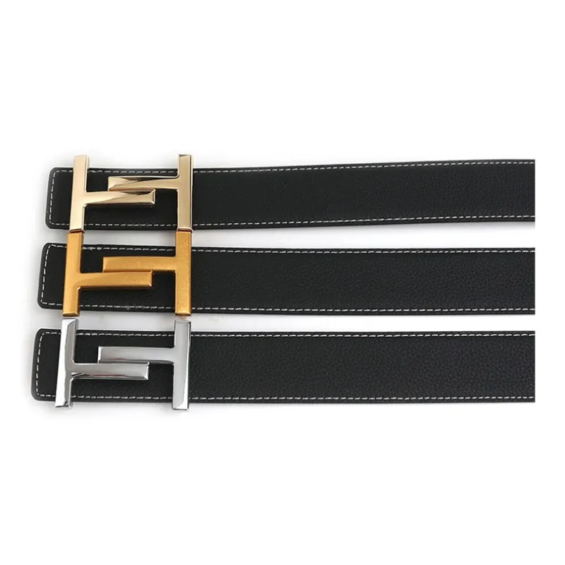 Yalu Cow Leather Belts Men's Width 3.8CM-1