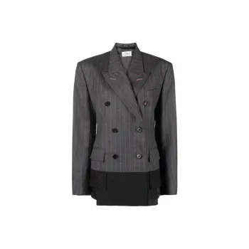 Maison Margiela Spliced Pinstripe Blazer