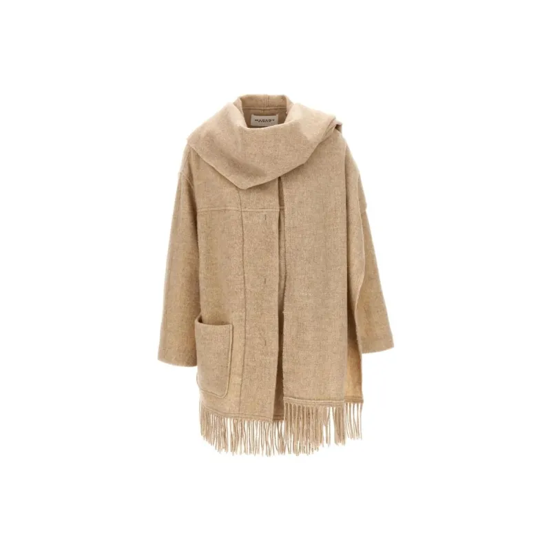 ISABEL MARANT Etoile Faty Fringed Coat-0