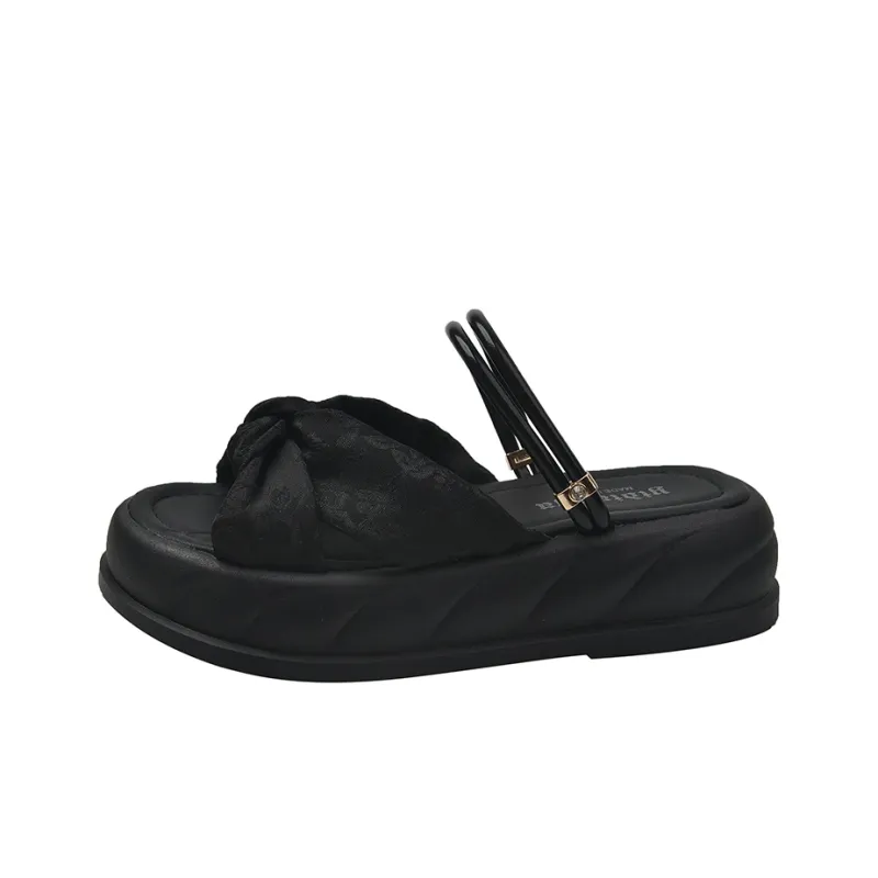 LXVB Rubber Sole Slip Resistant Slide Slippers Women's-4