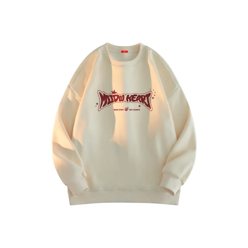 MIIOW Trend Party Series Sweatshirt Unisex Light Pink-4