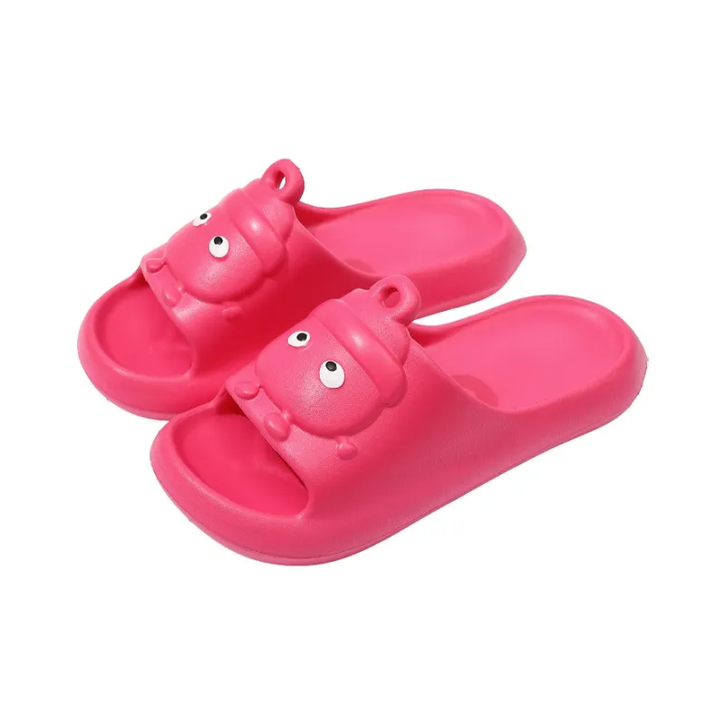 Foot Recreation Cartoon Summer Platform Home Comfortable Soft Sole 'Step in' Bathing Slippers-5