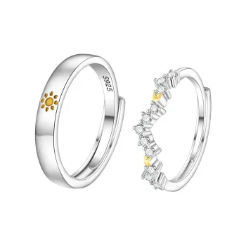 SOFTDORA S925 Silver Rings Unisex