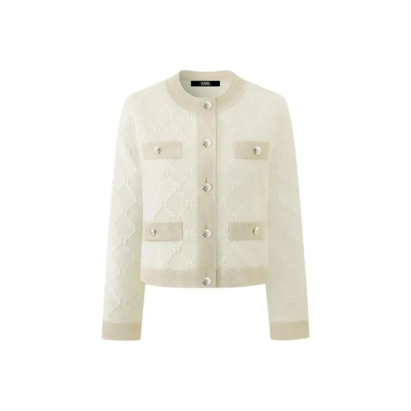 KARL LAGERFELD SS24 Knitwear Women's White-0