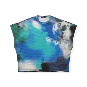 GENANX T Shirts Unisex Colorful Blue