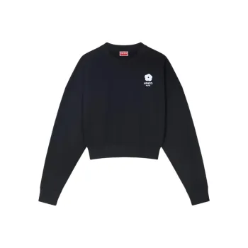 KENZO Crewneck Cropped Sweatshirt