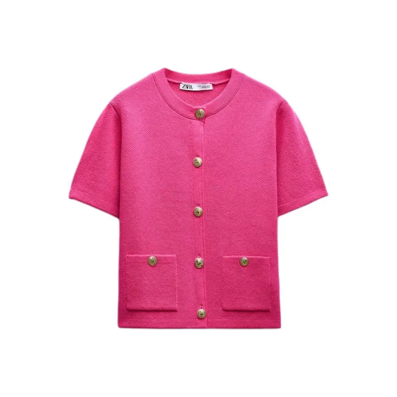 ZARA Knitwear Women's Dark Purple Red-0