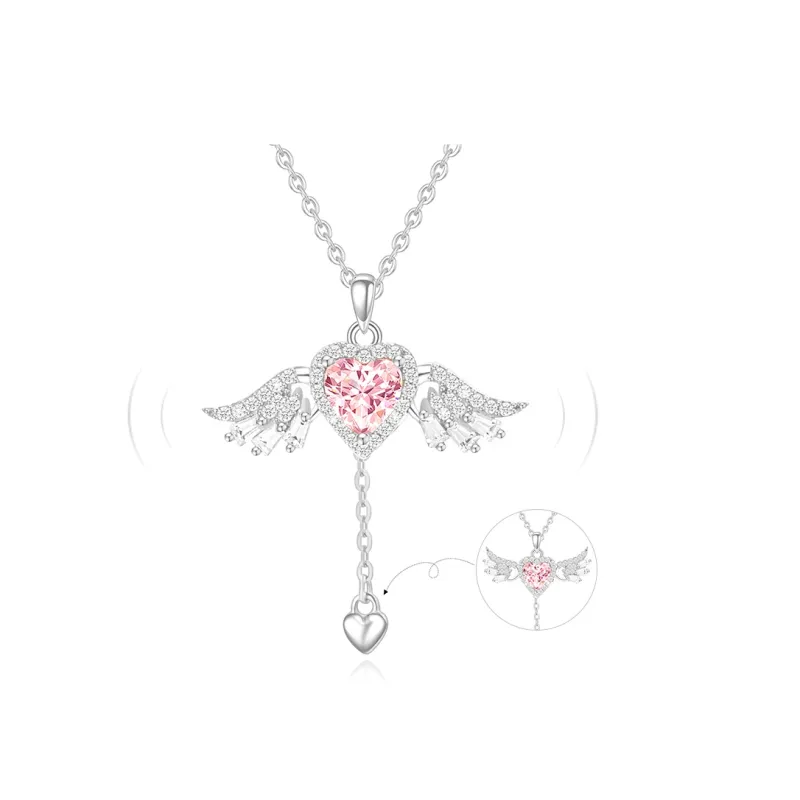 Lao Feng Xiang S925 Silver Necklaces Women's-5