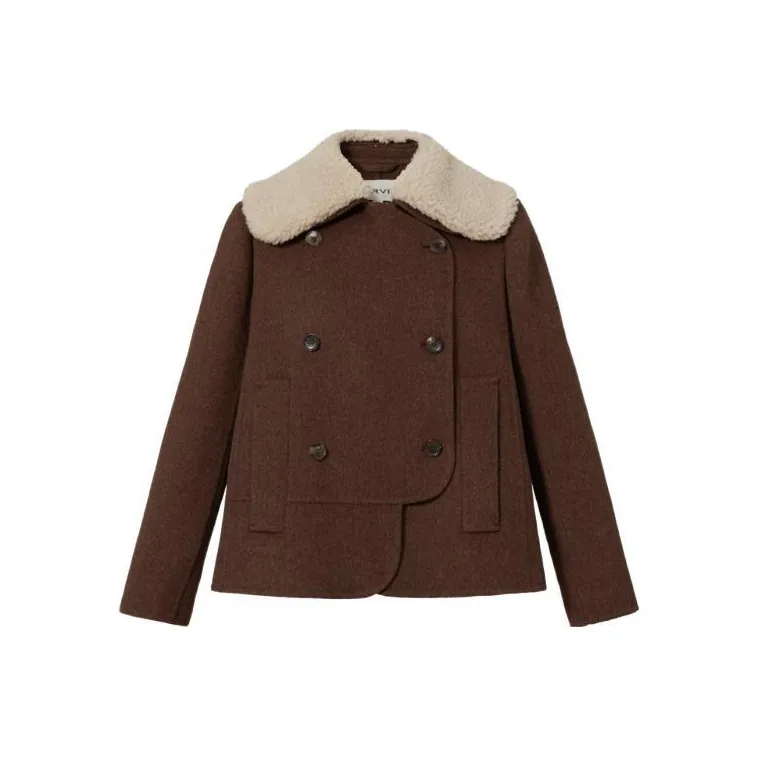 CARVEN FW23 Jackets Coats Women's Brown-0