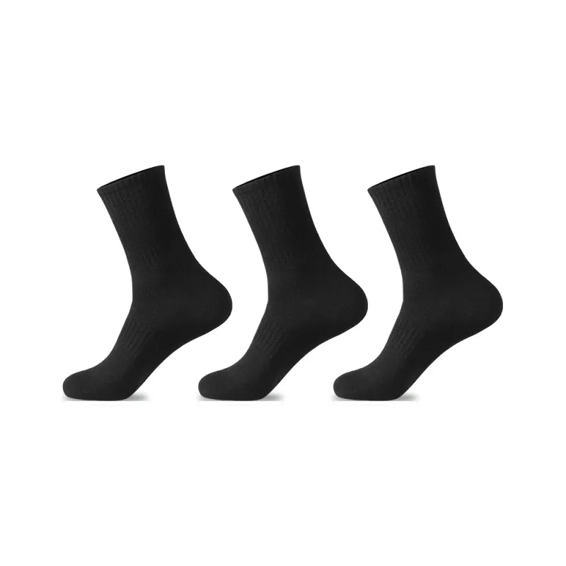 H YXIANG Mid Calf Socks Men's Box 3 Pack-11