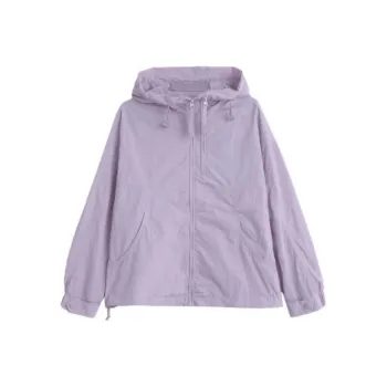 【dme】 Jackets & Coats Women's Light Gray Purple