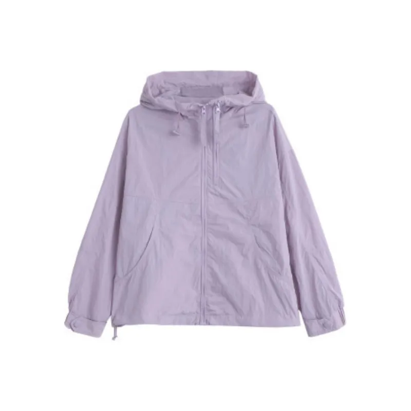 【dme】 Jackets & Coats Women's Light Gray Purple-0