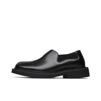 MADALLO Abrasion Resistant Height Increasing Low Top Casual Shoes Unisex Black