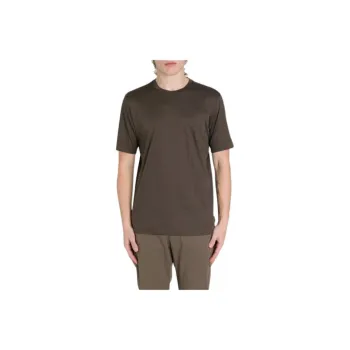 Zzegna T Shirts Men Brown