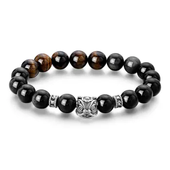 Lao Feng Xiang Obsidian Bracelets Men's