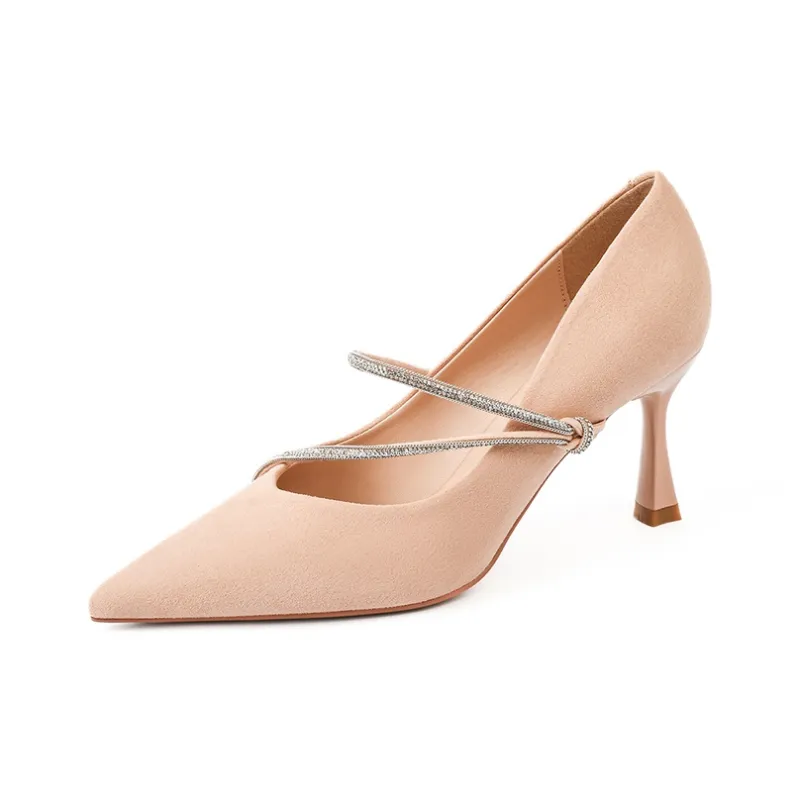 DAPHNE High Heels Women's Black/Apricot-0