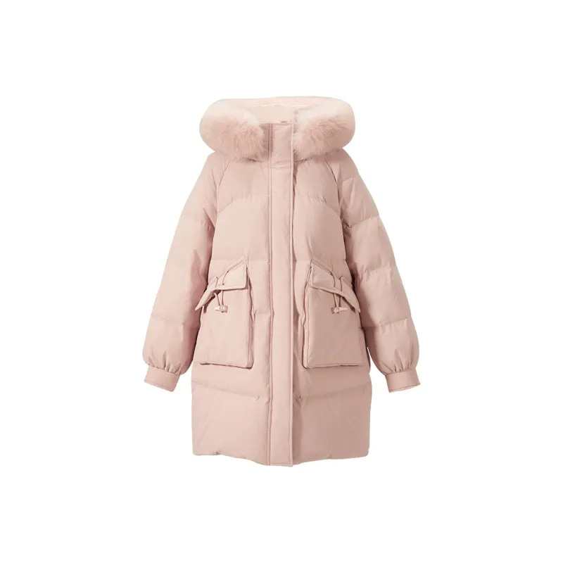 XIANGYING Down Jacket Women's Pink-0