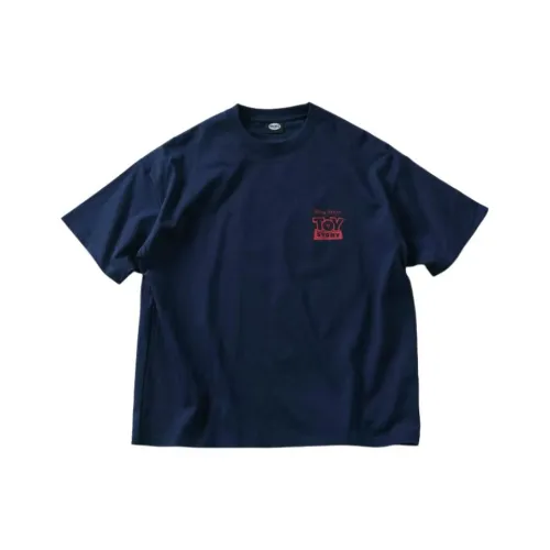 FREAK'S STORE x WANJUZONGDONGYUAN,LIANMINGKUAN T Shirt Unisex Marine Blue